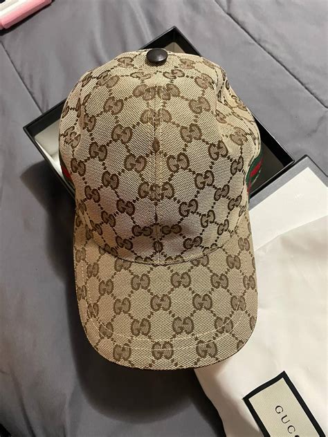 gucci adjustable hat|authentic Gucci hat.